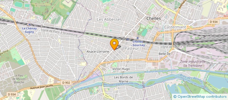 localisation de l'entreprise MONSIEUR PIERRE SIBANI  CHELLES