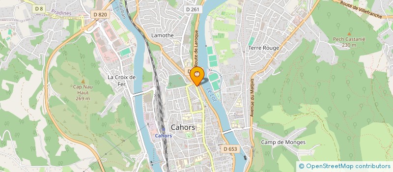 localisation de l'entreprise MONSIEUR PIERRE SICARD à CAHORS