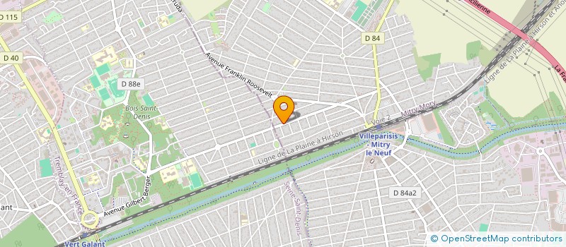 localisation de l'entreprise MONSIEUR PIERRE SICAULT  MITRY-MORY