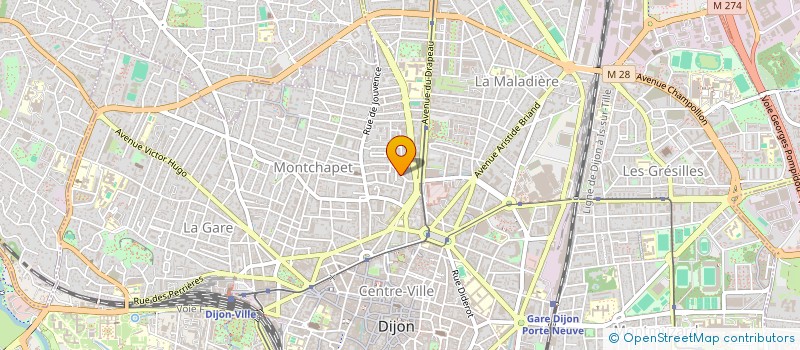 localisation de l'entreprise MONSIEUR PIERRE SICLIER à DIJON