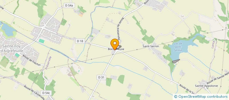 localisation de l'entreprise MONSIEUR PIERRE SICRE  SAINTE-FOY-D'AIGREFEUILLE