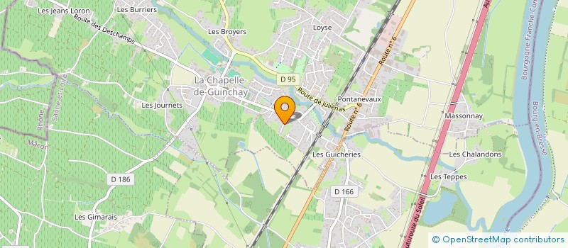localisation de l'entreprise MONSIEUR PIERRE SIGNORET  CHAPELLE-DE-GUINCHAY (LA)