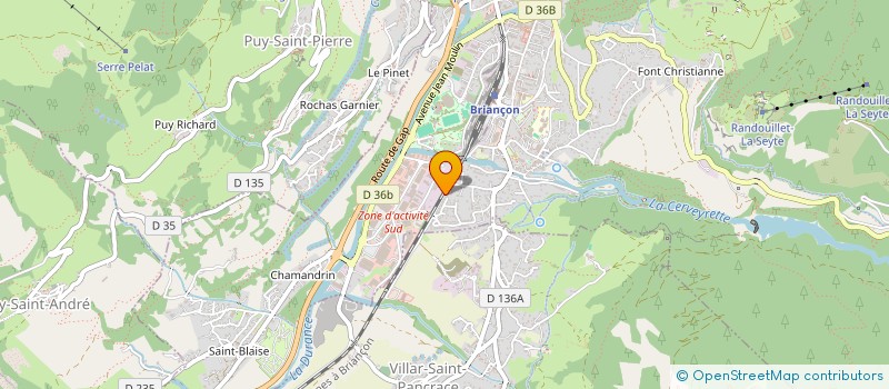 localisation de l'entreprise MONSIEUR PIERRE SILVESTRE à BRIANCON