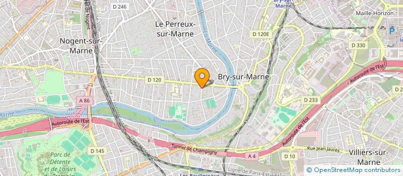 localisation de l'entreprise MONSIEUR PIERRE SIMARD à LE PERREUX-SUR-MARNE