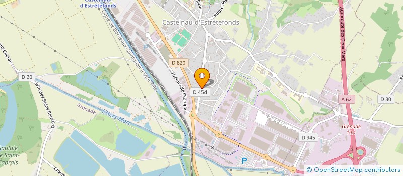 localisation de l'entreprise MONSIEUR PIERRE SIMEONI  CASTELNAU D'ESTRETEFONDS