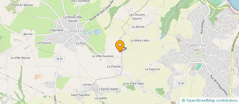 localisation de l'entreprise MONSIEUR PIERRE SIMON à PLOURHAN