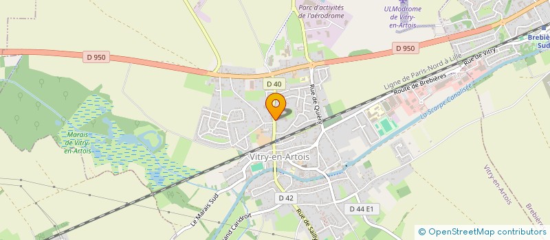 localisation de l'entreprise MONSIEUR PIERRE SIMON  VITRY-EN-ARTOIS