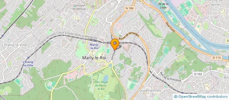 localisation de l'entreprise MONSIEUR PIERRE SIMON à MARLY-LE-ROI