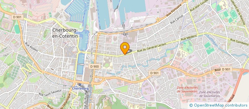 localisation de l'entreprise MONSIEUR PIERRE SIMON  CHERBOURG-EN-COTENTIN