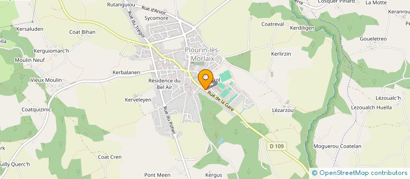 localisation de l'entreprise MONSIEUR PIERRE SIMON  PLOURIN-LES-MORLAIX