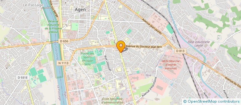 localisation de l'entreprise MONSIEUR PIERRE SIMONATO  AGEN