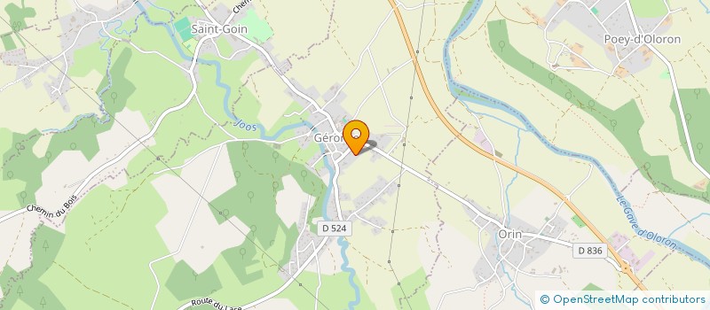 localisation de l'entreprise MONSIEUR PIERRE SIMONET  GERONCE