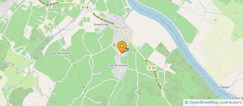 localisation de l'entreprise MONSIEUR PIERRE SIRAC  MOULON