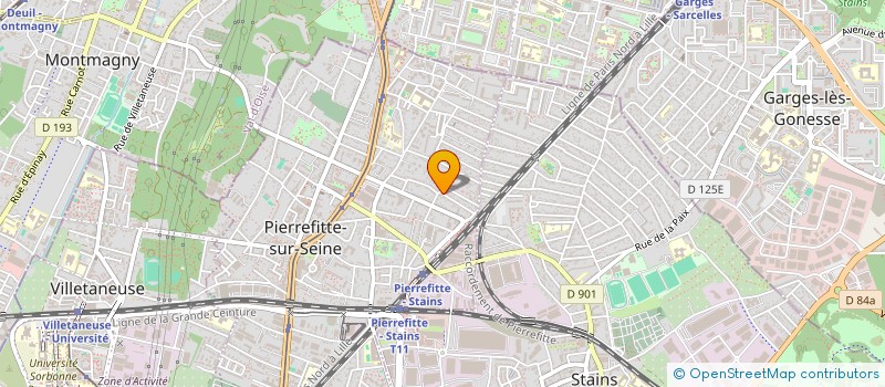 localisation de l'entreprise MONSIEUR PIERRE SKENADJE à PIERREFITTE-SUR-SEINE