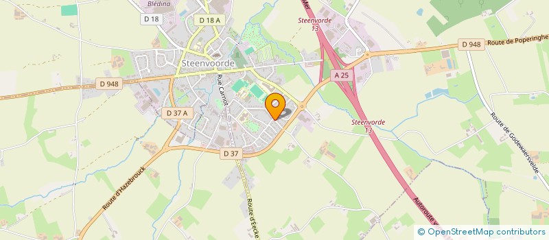 localisation de l'entreprise MONSIEUR PIERRE SMAGGHE à STEENVOORDE