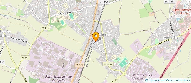 localisation de l'entreprise MONSIEUR PIERRE SMAL  TEMPLEMARS