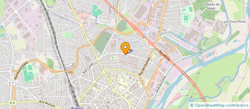 localisation de l'entreprise MONSIEUR PIERRE SOLER  ROANNE