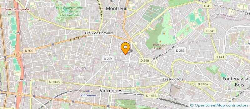 localisation de l'entreprise MONSIEUR PIERRE SOMELIANA  MONTREUIL