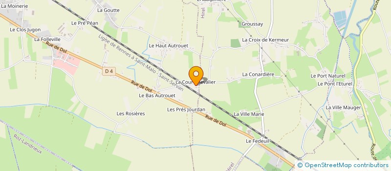 localisation de l'entreprise MONSIEUR PIERRE SORRE  LA FRESNAIS