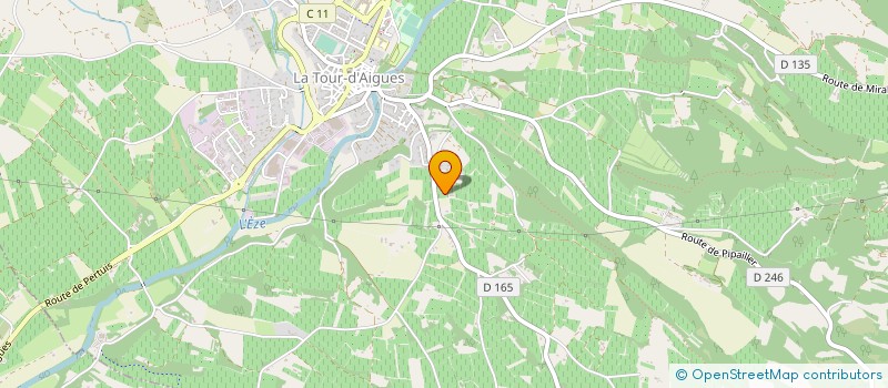 localisation de l'entreprise MONSIEUR PIERRE SORREL  LA TOUR-D'AIGUES