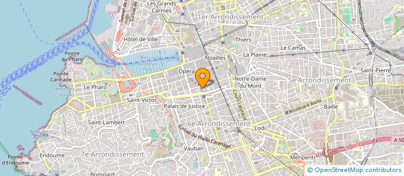 localisation de l'entreprise MONSIEUR PIERRE SOUBAYROUX à MARSEILLE