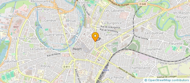 localisation de l'entreprise MONSIEUR PIERRE SOUBIELLE  NIORT