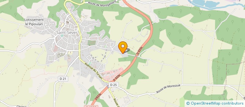 localisation de l'entreprise MONSIEUR PIERRE SOUBIROU-PONEY  MONTAUT