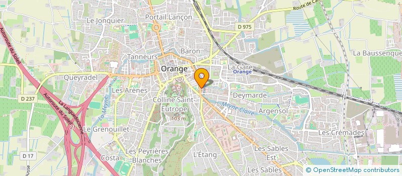 localisation de l'entreprise MONSIEUR PIERRE SOUCHE à ORANGE