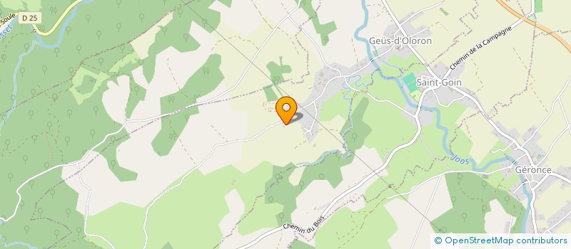 localisation de l'entreprise MONSIEUR PIERRE SOULA  OLORON SAINTE MARIE