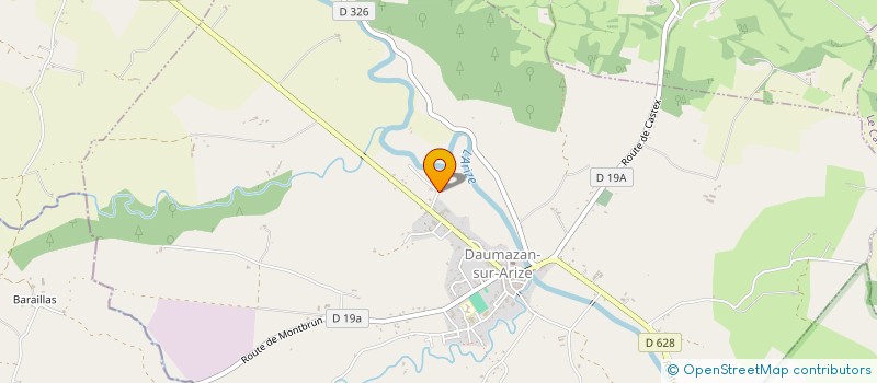 localisation de l'entreprise MONSIEUR PIERRE SOULANET à DAUMAZAN-SUR-ARIZE