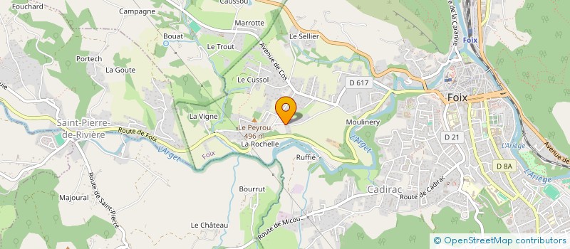 localisation de l'entreprise MONSIEUR PIERRE SOULERE  FOIX