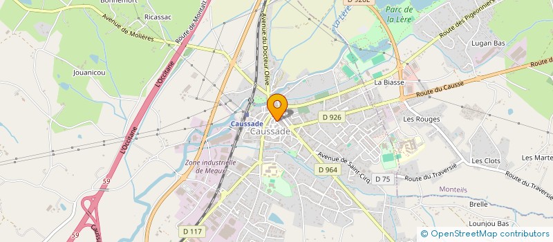 localisation de l'entreprise MONSIEUR PIERRE SOULIE  CAUSSADE