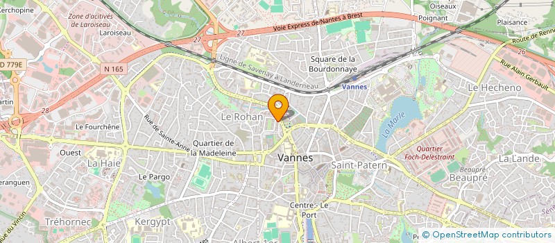 localisation de l'entreprise MONSIEUR PIERRE SOULIER à VANNES