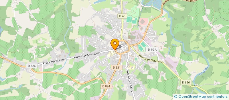 localisation de l'entreprise MONSIEUR PIERRE SOURDOIS  EAUZE