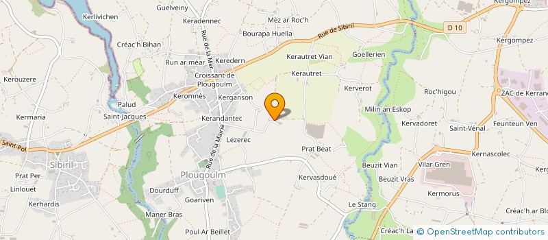 localisation de l'entreprise MONSIEUR PIERRE SOURIMAN  PLOUGOULM