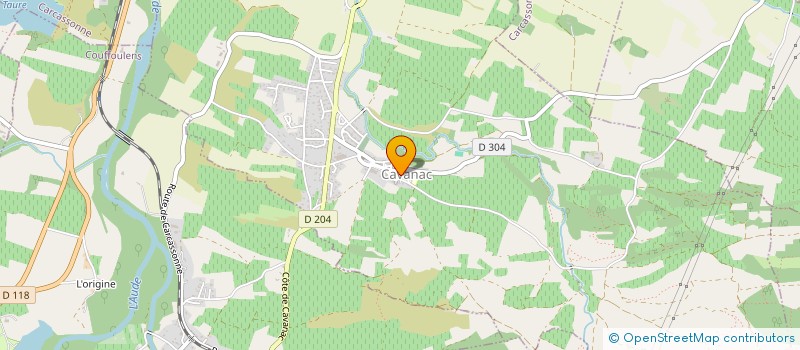 localisation de l'entreprise MONSIEUR PIERRE SOURNIES  CAVANAC