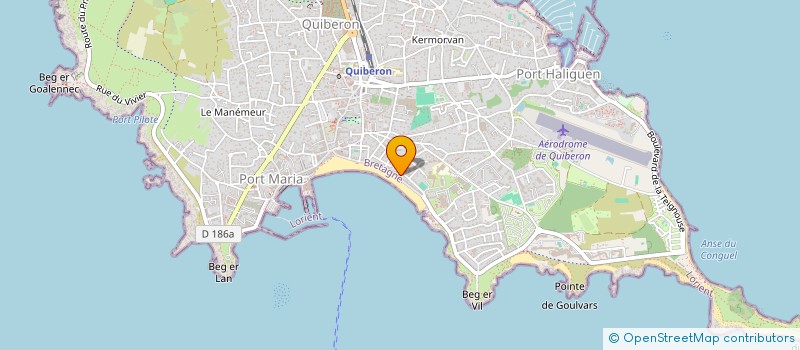 localisation de l'entreprise MONSIEUR PIERRE STAERMAN à QUIBERON