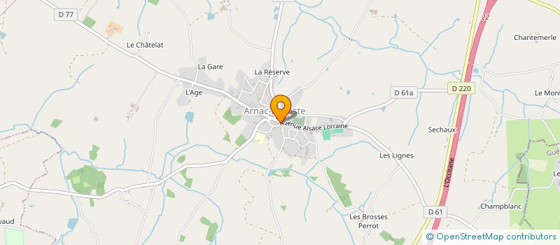 localisation de l'entreprise MONSIEUR PIERRE STAUCH à ARNAC-LA-POSTE