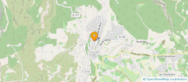 localisation de l'entreprise MONSIEUR PIERRE STEENBRUGGE  GORDES