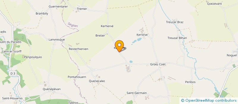 localisation de l'entreprise MONSIEUR PIERRE STEPHAN  SEGLIEN