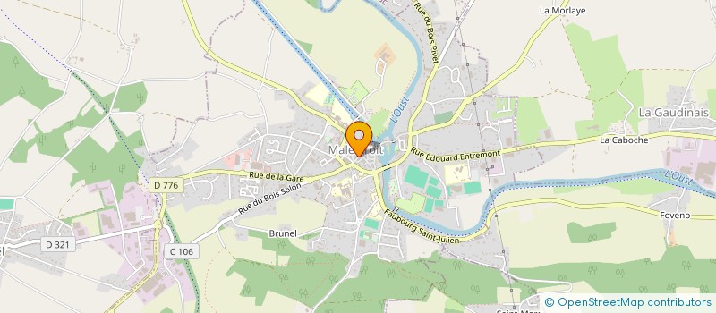 localisation de l'entreprise MONSIEUR PIERRE STIEVENARD à MALESTROIT