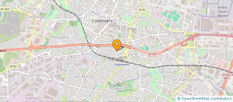 localisation de l'entreprise MONSIEUR PIERRE STOBEO à COLOMIERS