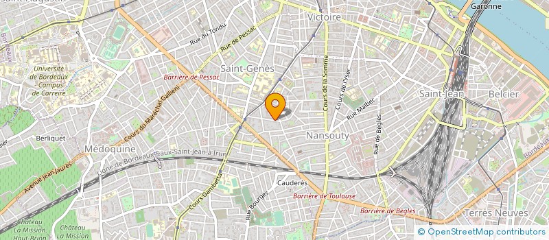 localisation de l'entreprise MONSIEUR PIERRE STRAGIER à BORDEAUX