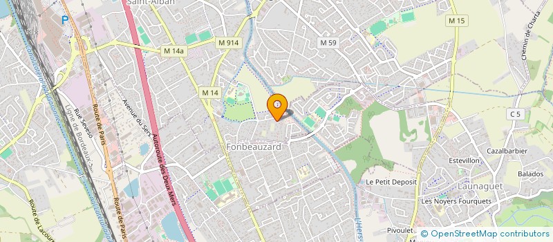 localisation de l'entreprise MONSIEUR PIERRE STRAMARE  SAINT-ALBAN