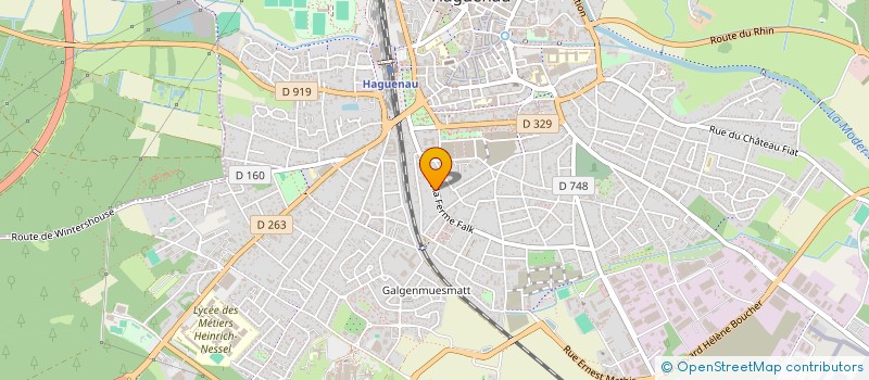 localisation de l'entreprise MONSIEUR PIERRE STRIEBEL  HAGUENAU