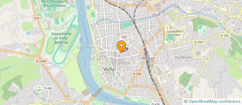 localisation de l'entreprise MONSIEUR PIERRE STRIFFLING à VICHY
