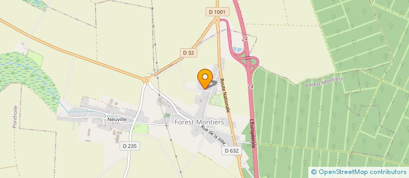 localisation de l'entreprise MONSIEUR PIERRE STYCZEN  FOREST-MONTIERS