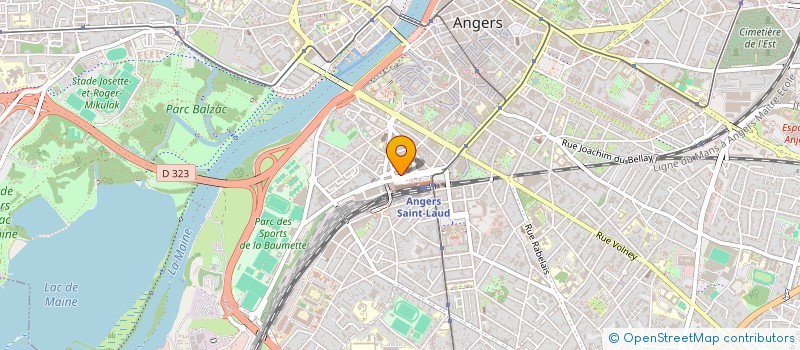localisation de l'entreprise MONSIEUR PIERRE SUBILEAU à ANGERS