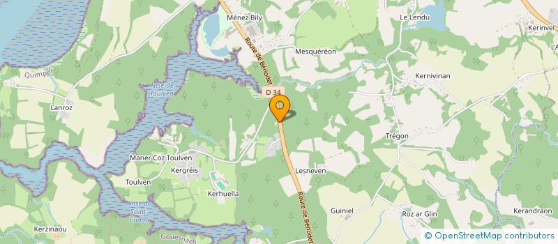 localisation de l'entreprise MONSIEUR PIERRE SULFOUR  QUIMPER