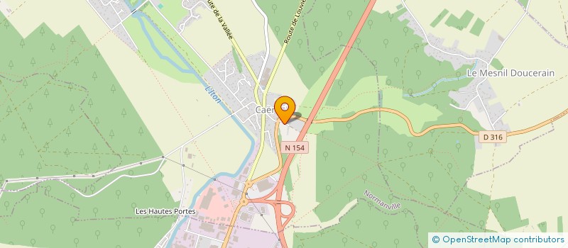 localisation de l'entreprise MONSIEUR PIERRE SUREST  NORMANVILLE